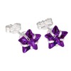 SilberDream SDO513V Silver Stud Earrings