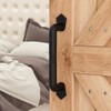skysen Sliding Barn Door Handle Pull Black for Sliding Barn