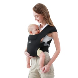 MOMTORY Baby Carrier for Newborns from Birth, Comfortable Hip Seat for Baby (3-12 kg), Ergonomic Sling Newborn to Toddler with Velcro Closure, Easily Adjustable Hip Carrier
