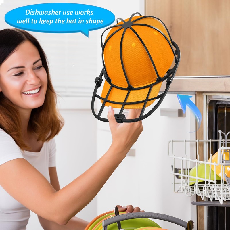 Cap Washer Cage,2-Pack Baseball Cap Washing Cage Cap Washer For