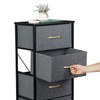 SUPER DEAL Fabric Dresser for Bedroom 46 inch Tall Dresser