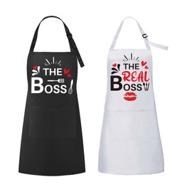 ROSEMO 2pcs pairs apron, The Boss
