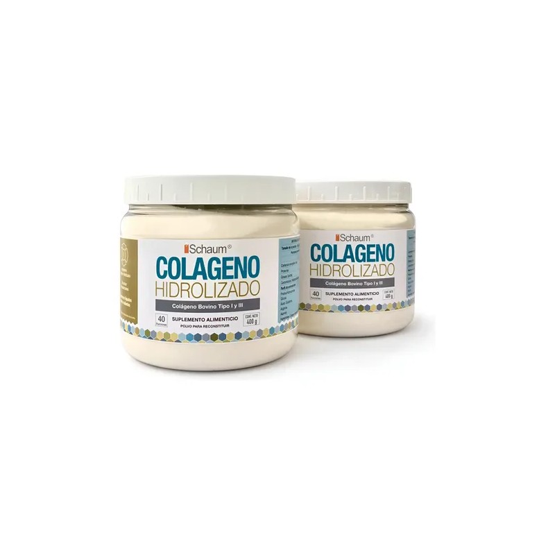 Colágeno Hidrolizado En Polvo 100% Puro, 2 Pack 400 Gr.
