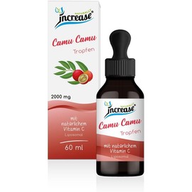 Liposomal Camu Camu Drops High Dose - (60,000 mg Vitamin C per Pack) 2000 mg Vitamin C per Daily Dose - MCT Oil - High Bioavailability