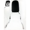 SMT-Flame Backrest Sissy Bar Leather Pad Compatible With Honda Shadow