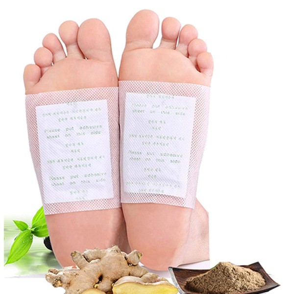 Foot Pads,(100pcs) Cleansing Foot Pads for Foot Care,Foot Care Product,Ginger Foot Pacthes (Ginger)