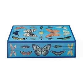 Jonathan Adler Large Botanist Lacquer Box, Purple