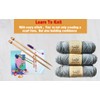 Knitting Kit for Beginners Adults, Crochet Kit for Beginners Kids