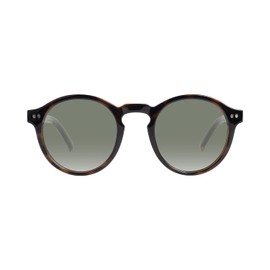 Kolo Harrison Premium Italian Sunglasses, Classic Round Style, Dark Tortoise