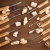 IMOTECHOM 12-Pieces Woodworking Wood Carving Tools Chisel Set with Canvas