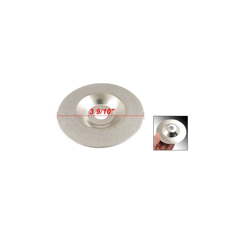 Sourcingmap Marble Stone Diamond Grinding Disc, 100 Grit, 3 9/10-Inch