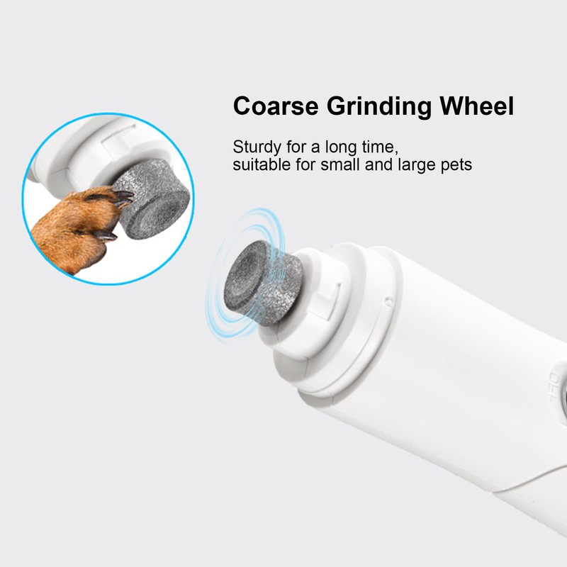 Dog Nail Grinder USB Charging Electric Dog Nail Trimmer with