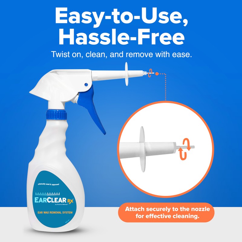 Ear Washer Universal Disposable Tips, Physician Preferred for Sterility and