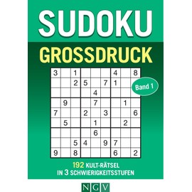 Sudoku Großdruck - Band 1: 192 Kult-Rätsel in 3 Schwierigkeitsstufen