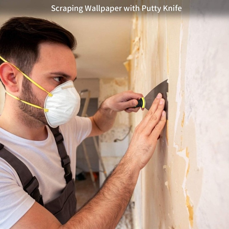 DEKEones Putty Knife Scrapers, Spackle Knife, Metal Scraper Tool for