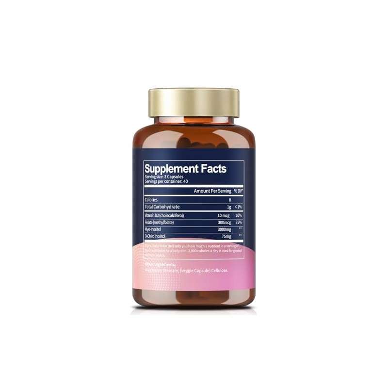 Totaria Suplemento Inositol Mujeres Vitamina Folato
