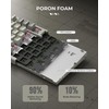 Rapid Trigger Gaming Keyboard,XVX G75 Hall Effect Keyboard Magnetic Switch