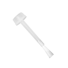 Artibetter Juego de 100 brochas de repuesto para esmalte de uñas redondas transparentes de polvo de inmersión líquido, para salón de arte de uñas