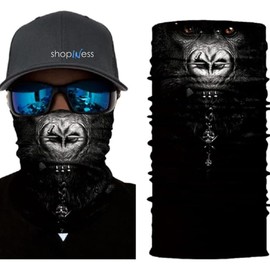 Multifunctional Tube Scarf Unisex for Sports Animals, Gorilla