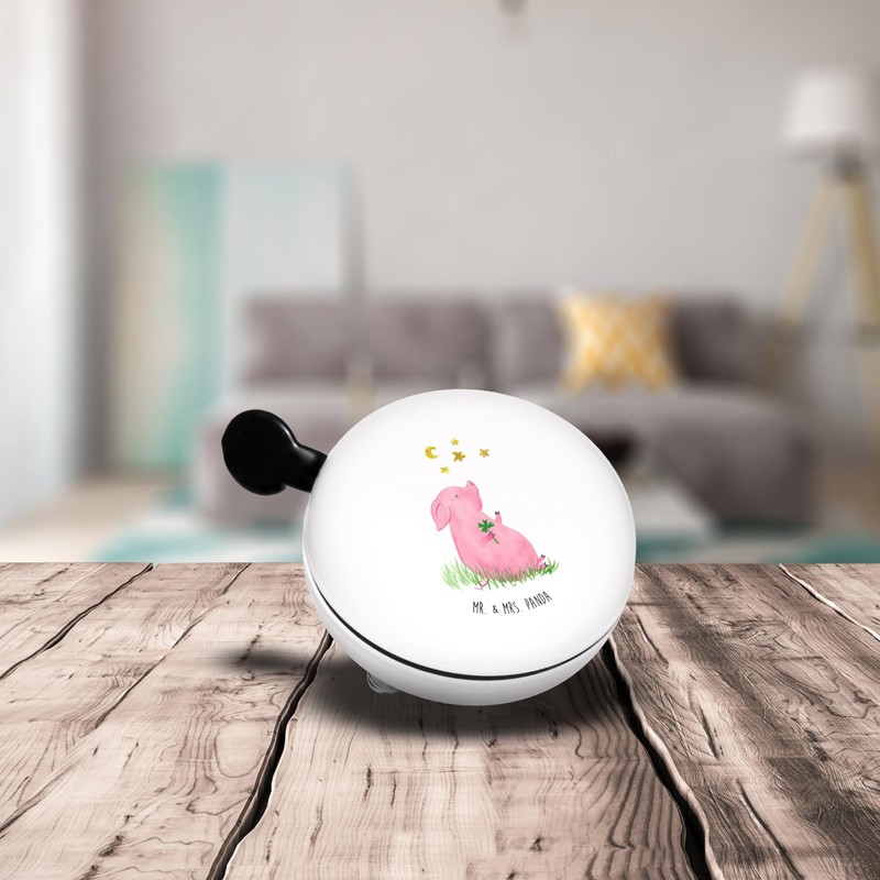 Mr. & Mrs. Panda XL Bicycle Bell Pig Luck -