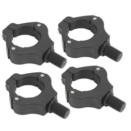 Fishing Rod Holder Head, Magnetic Fishing Holder Head, 4 Pieces, Holder Head, Automatic Adjustment, Fishing Rod End Holder, Tool Accessories (Black)