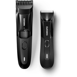 MANSCAPED® The Beard & Body Bundle Contains: The Beard Hedger® Premium Precision Trimmer & The Lawn Mower® 4.0 Men's Waterproof Electric Groin & Body Hair Trimmer