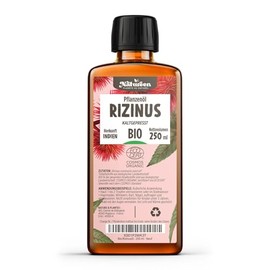 Organic Castor Oil 250 ml - 100% Pure, Natural and Cold Pressed - Eyelashes, Eyebrows, Hair, Beard, Nails