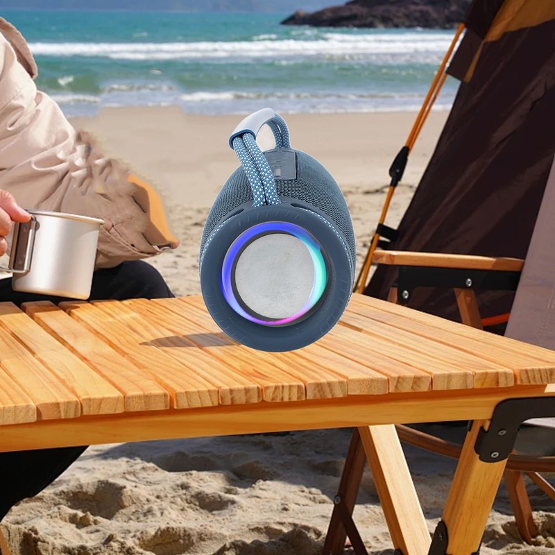 Bluetooth Speaker Clear Stereo Sound IPX5 Waterproof Portable Wireless Speaker