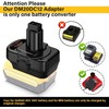 YUHDWRE Step Down Adapter for Dewalt 20V to 12V/14.4V, DM20DC12