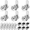Cam Lock RV Storage Locks Keyed Alike, 5/8" Fits on