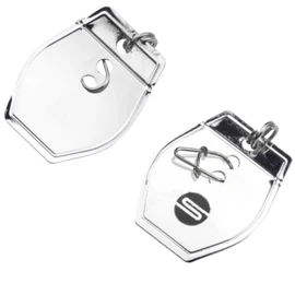 Spro Freestyle Chatter Blades - 2 Metal Blades, Size: 20 mm, Colour: Chrome