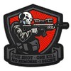 One Shot One Kill Sniper Patch [3D PVC Rubber -Hook