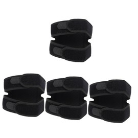FOMIYES 4pcs Meniscus Tear Knee Brace Long Knee Pad Compression for Meniscus Tear Patella Support Strap Large Size