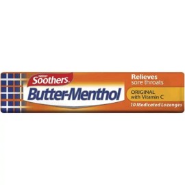 Nestle Butter menthol Throat Lozenge Liquid Centre 10 pack