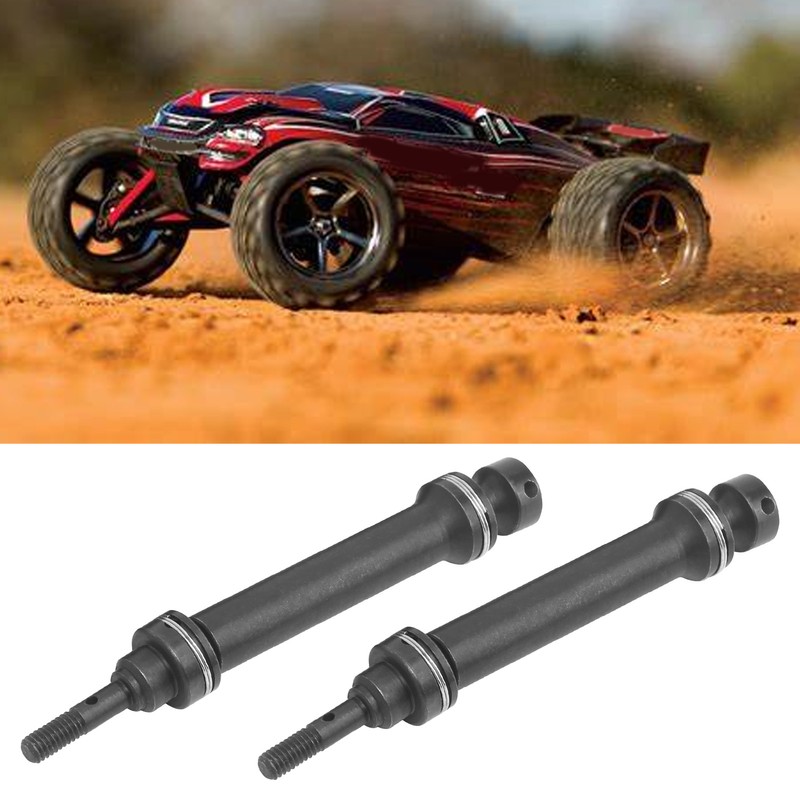2Pcs Front Rear Steel Spline Drive Shaft for TRAXXAS Mini