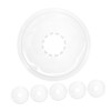 Gatuida 6pcs Bike Flywheel Guard Set Plastic Sprocket Protector for