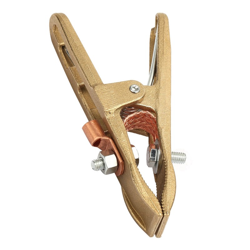 260/300/500A Brass Material A Shape Ground Welding Earth Clamp for