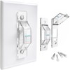 2 Pack Light Switch Cover Guard,Wall Light Switch Lock With