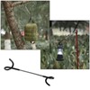 Auto-plaza 4X Bird Feeder Pole Wrap Hooks, Outdoor Feeder Arm