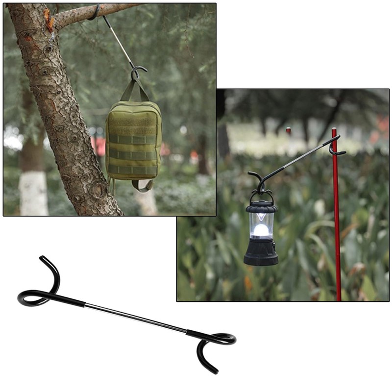Auto-plaza 4X Bird Feeder Pole Wrap Hooks, Outdoor Feeder Arm