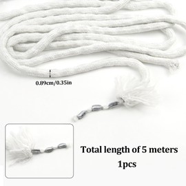 Xmart Lead Tape for Curtains Heavy Lead Chain 250 g 5 m Curtain Weight Smooth Hanging Lead Tape for Curtains Heavy Suitable for Curtains Fabrics Shower Curtains and Mosquito Nets