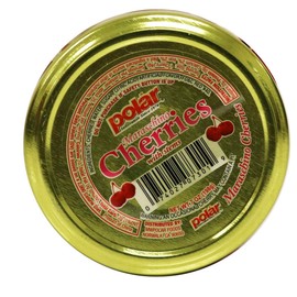 Polar Maraschino Cherries 7 ounce (12 Pack) (Red with Stem)