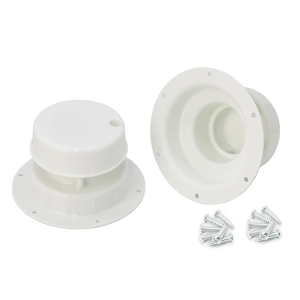 X-Haibei 2 Pack RV Plumbing Vent Cap Roof Sewer Cover