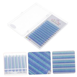 Baluue Fluorescent Faux Eyelashes for Women Soft Dense Neon Color Extensions Mixed Lengths for Cosplay Fashion Looks Decorative Fake Eyelashes