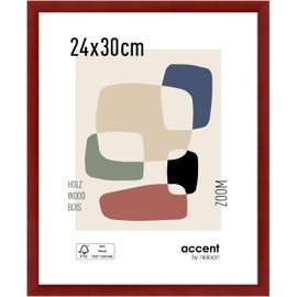 accent by nielsen Wooden Picture Frame Zoom 24 x 30 cm Red