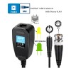 4par Video Balun Rj45 Salida Bnc +voltaje Transceptor Pasivo