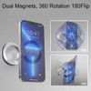Dual Magnetic Phone Ring Grip Kickstand Holder for Smartphones, Twosides