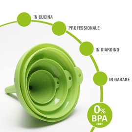 4 funnels, 100% made in Italy