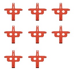 Hsthe Sea Pack of 8 Bicycle Disc Brake Spacers, Bicycle Brake Pad, Bicycle Parts, Tool, Cycling, Outdoor Accessories, Suitable for Most Bikes