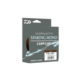 Daiwa Infinity Sinking Mono, 0,37mm, 10,10kg, 22,0lb, 3000m, Braun, Monofile Angelschnur, 12765-337